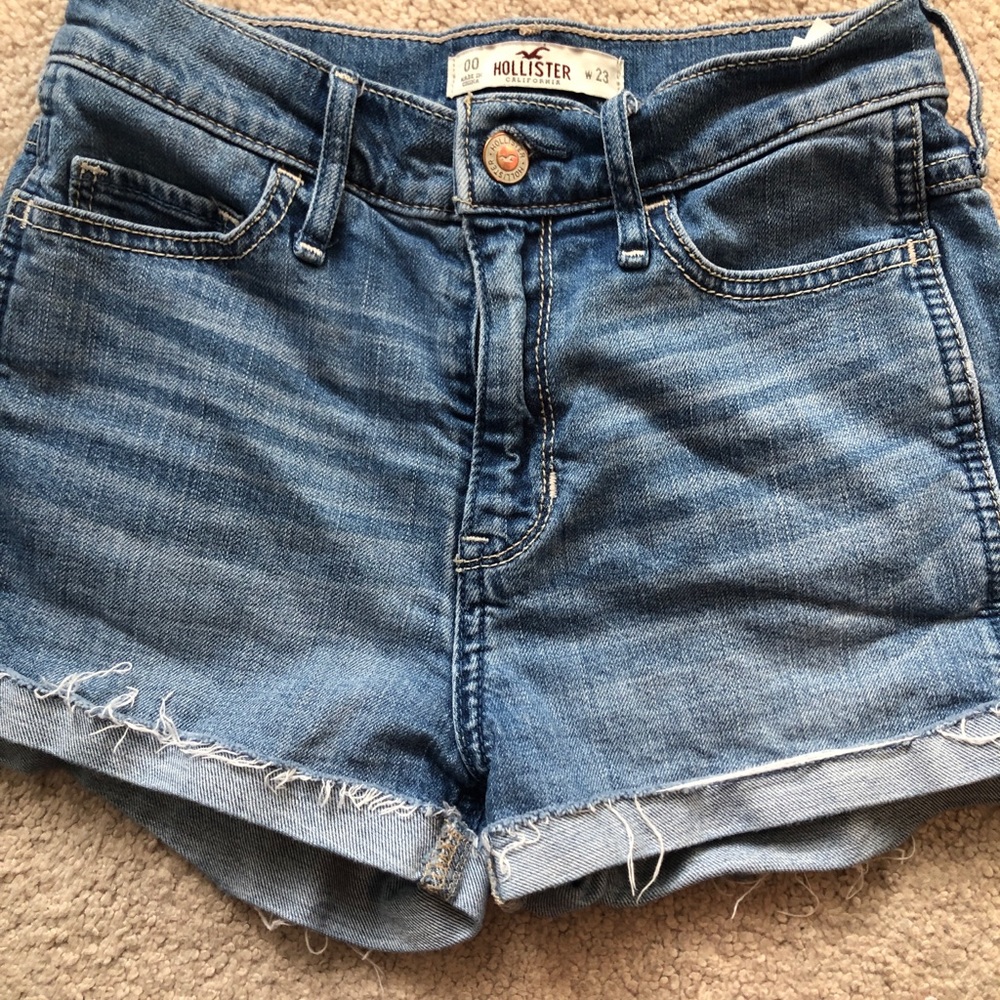 High waisted Hollister Jean Shorts